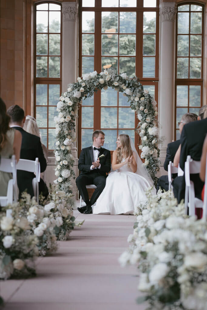 bridal couple at their free ceremony